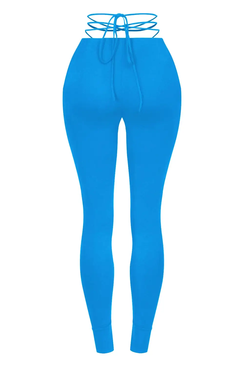 Head In The Cloud Low Rise Waist Tie Leggings