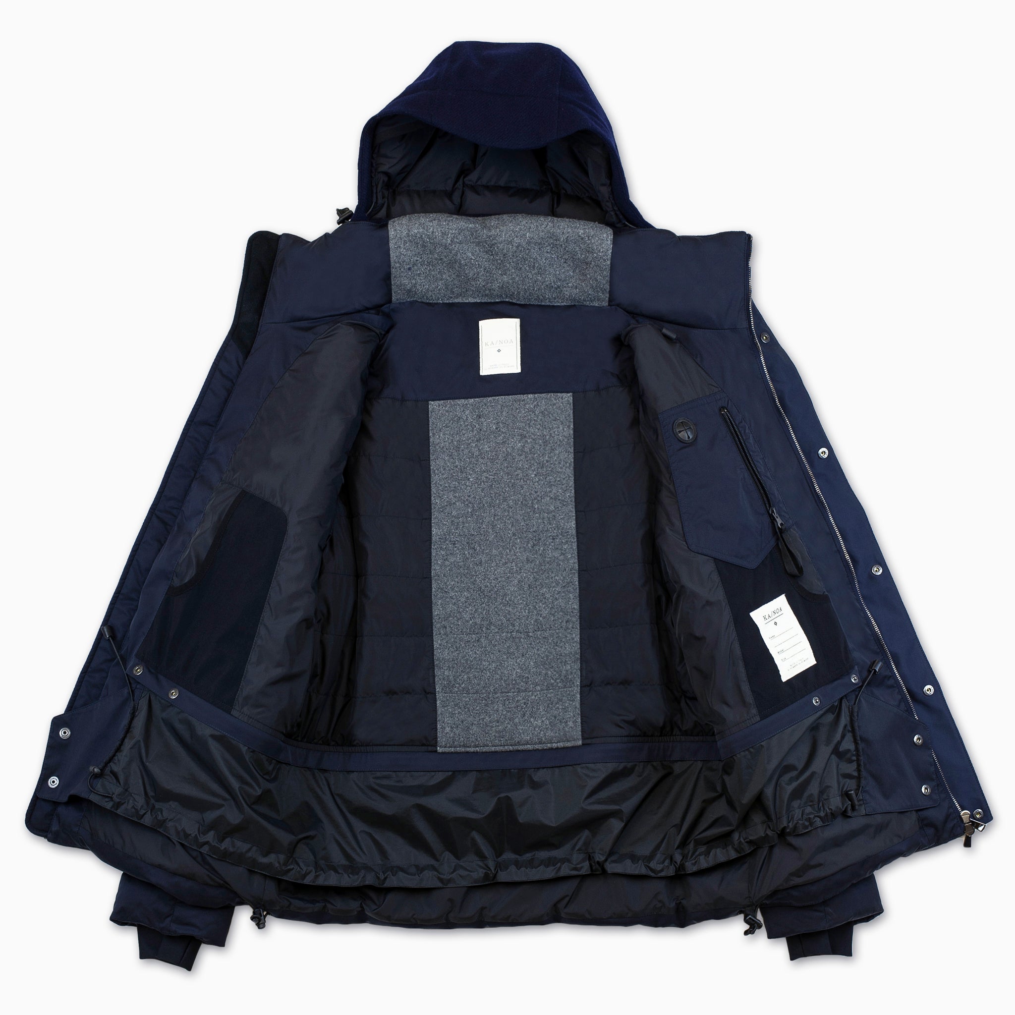 Hereve winter hybrid down ski jacket (dark blue)