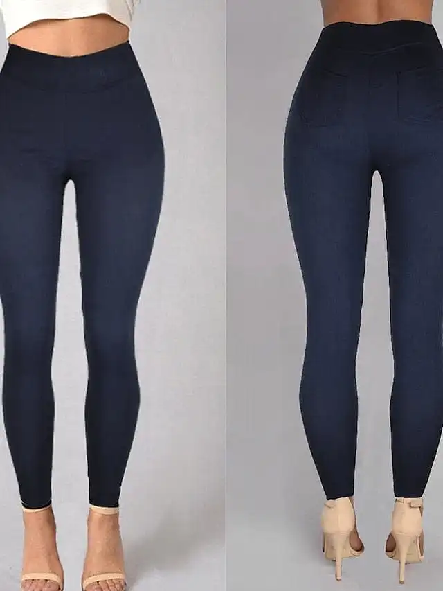 High Waist Flared Skinny Slacks Leggings - Versatile and Comfortable