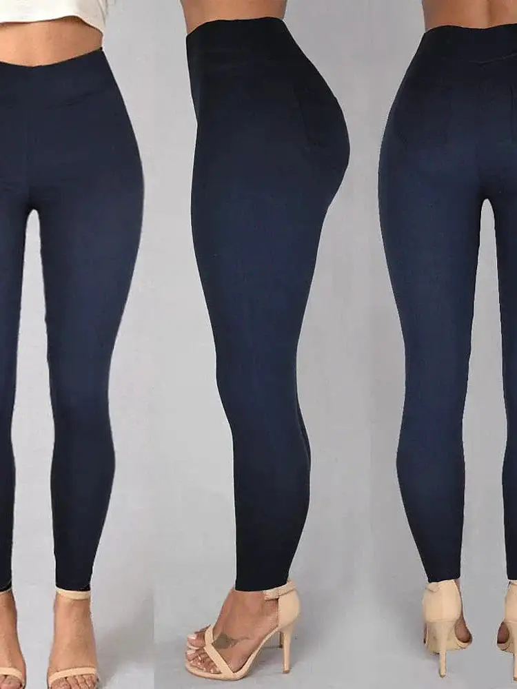 High Waist Flared Skinny Slacks Leggings - Versatile and Comfortable