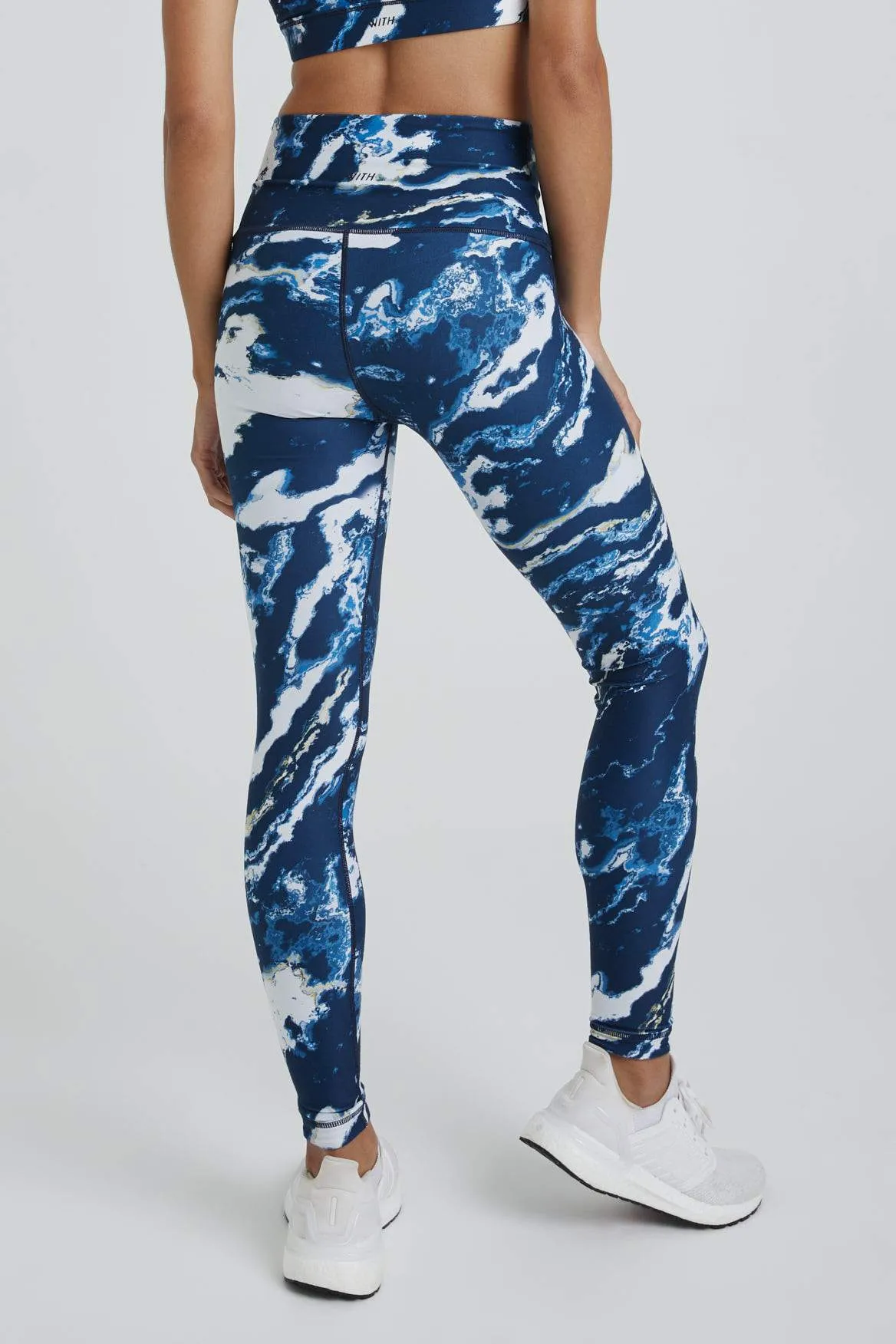 High Waist Leggings Blue Nile