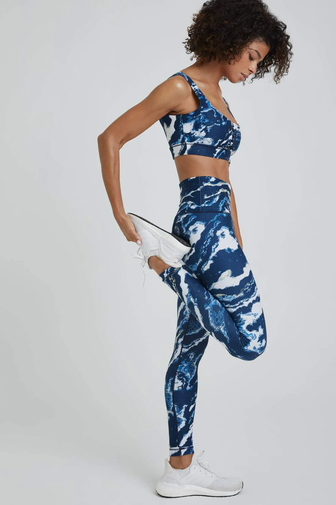 High Waist Leggings Blue Nile