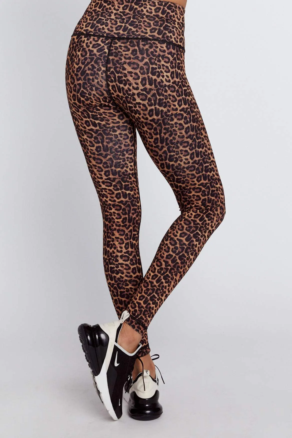 High Waist Reversible Leggings Tortoise Shell