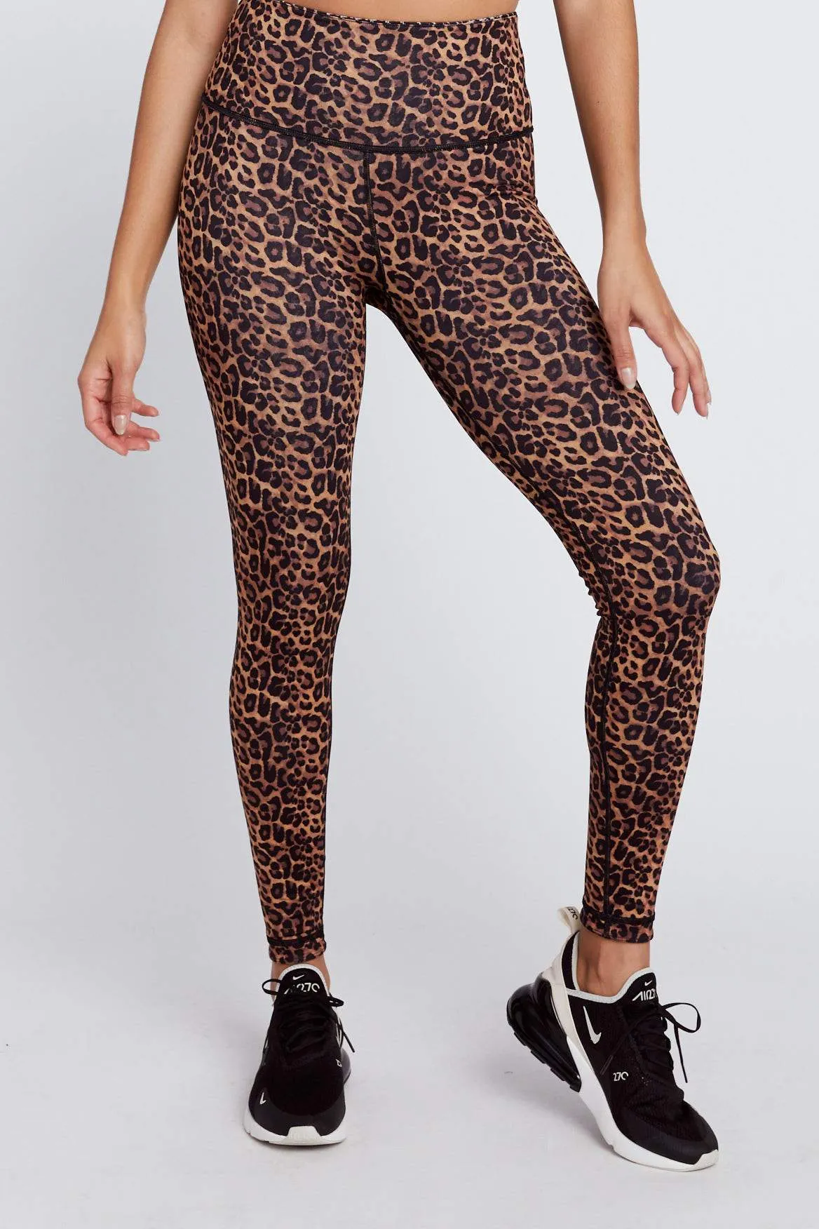 High Waist Reversible Leggings Tortoise Shell