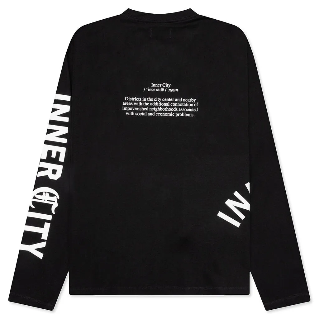 Honor The Gift Angelino L/S Tee - Black