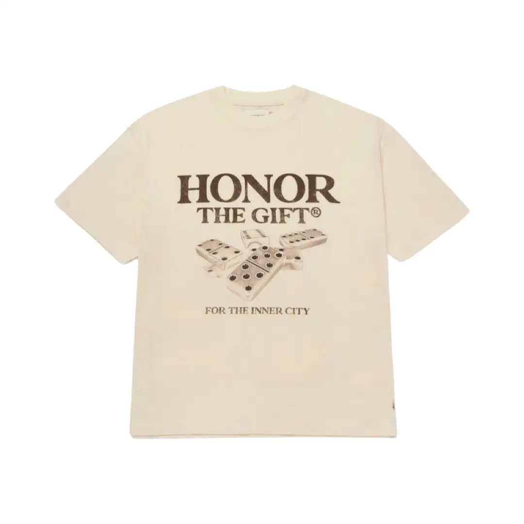 Honor The Gift Dominos Bone Tee