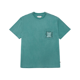 Honor The Gift Floral Pocket T-shirt (Teal)