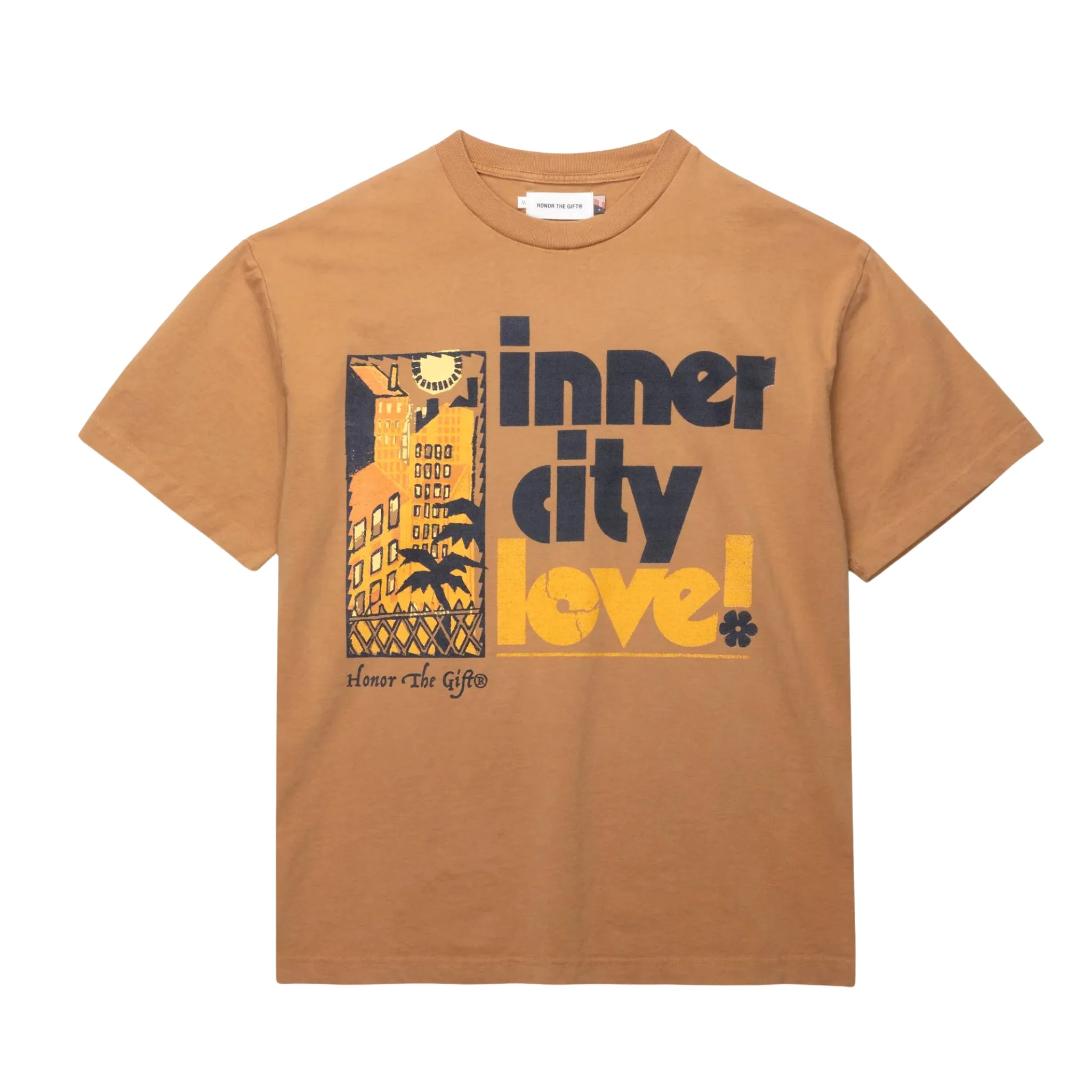 Honor The Gift Inner City Love 2.0 T-Shirt (Brown)