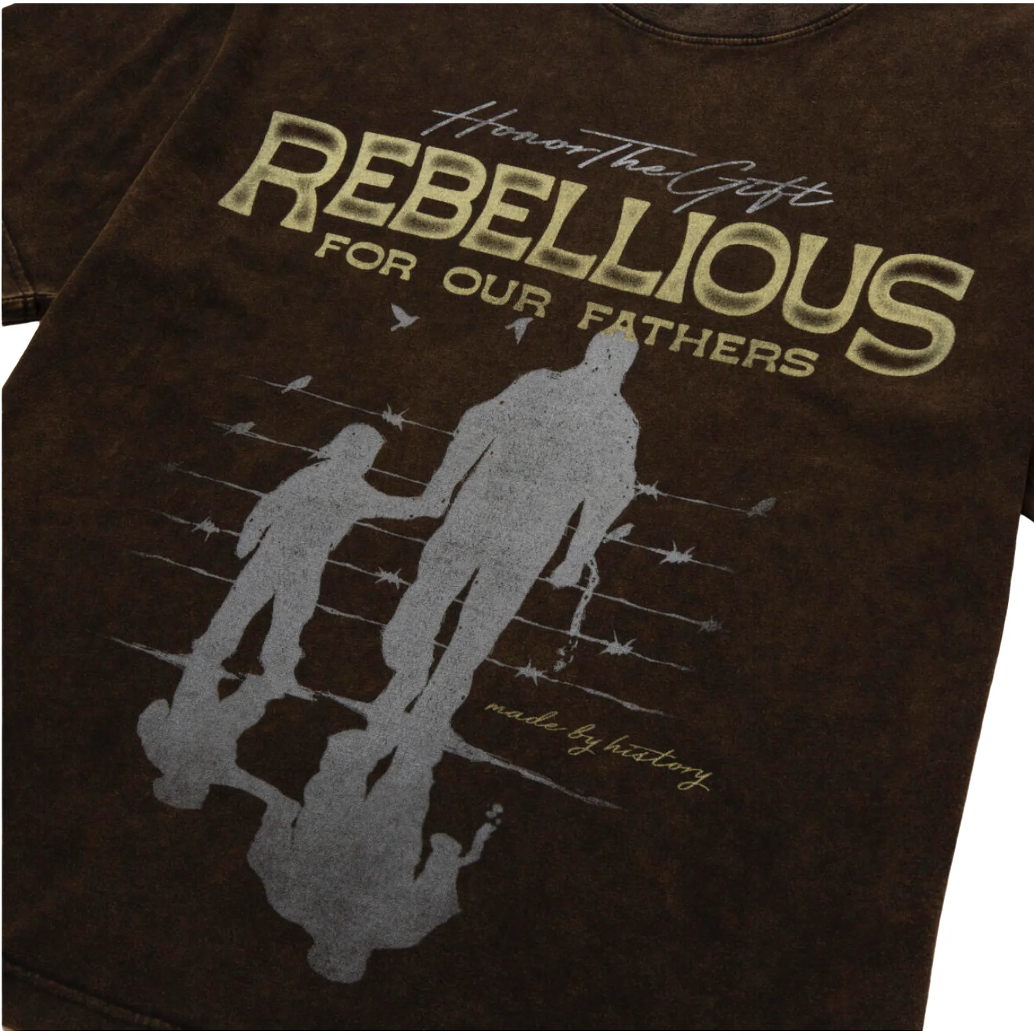 Honor the Gift Rebellious For Our Fathers Tee (Black)