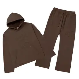 Honor The Gift Script Brown Jogging Set