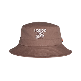 Honor The Gift Script Bucket Hat (Brown)