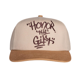 Honor The Gift Script Hat (Cream)