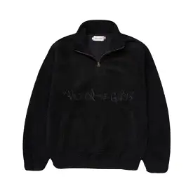 Honor The Gift Script Sherpa Black Pullover