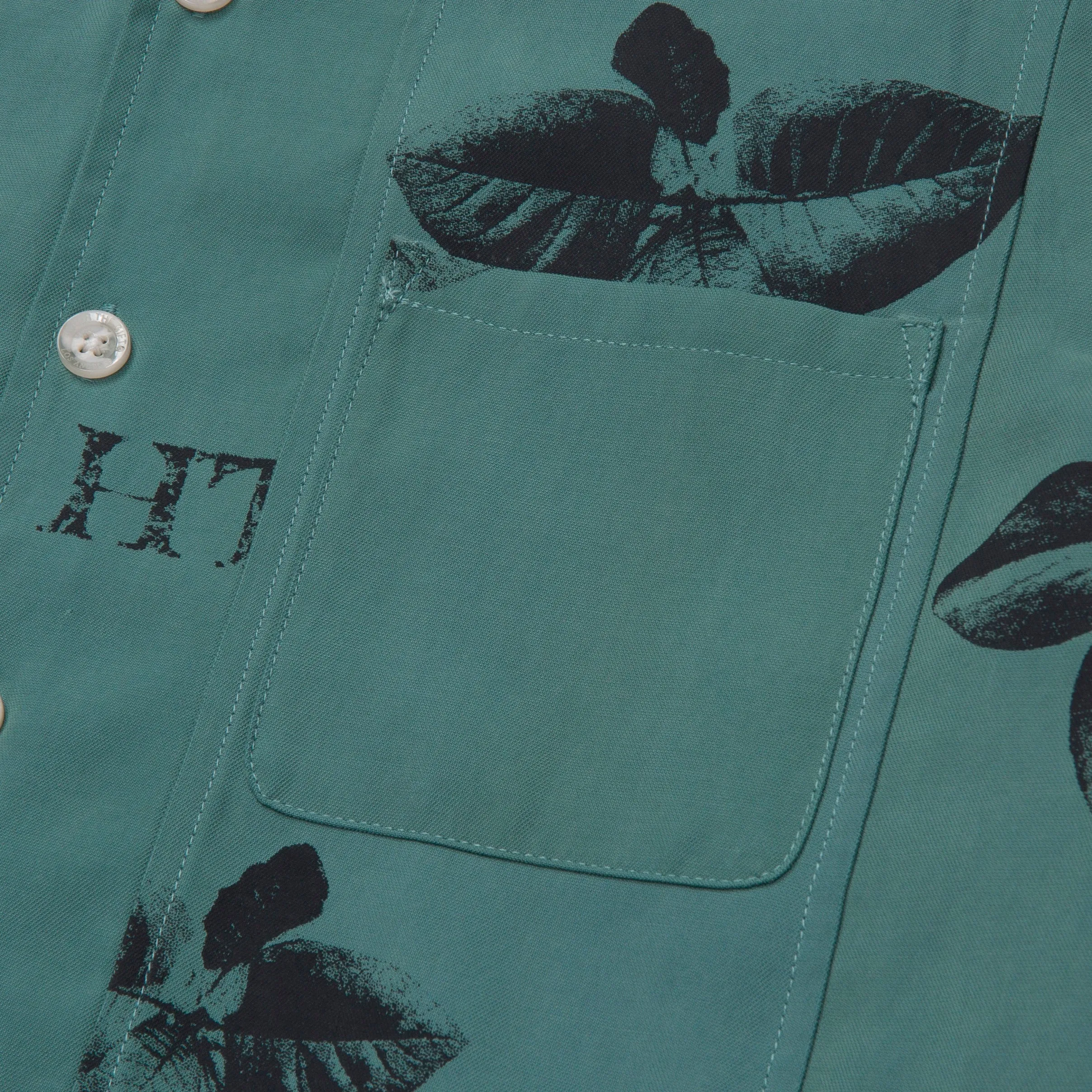 Honor The Gift Tobacco Button Shirt - Teal