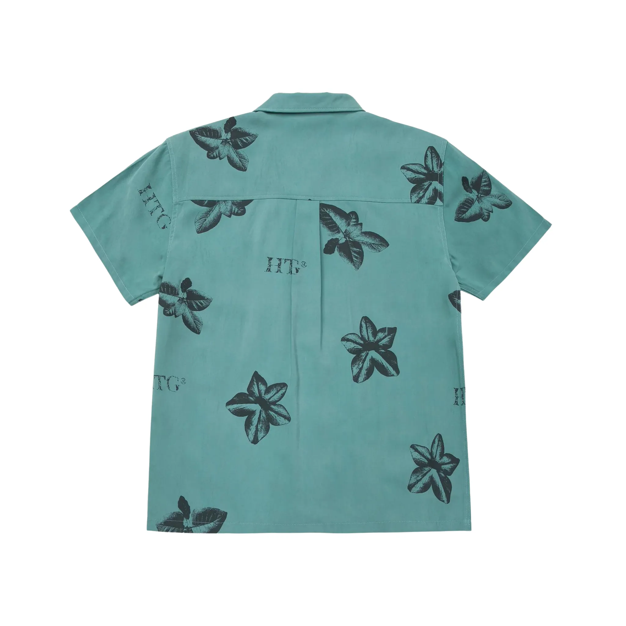 Honor The Gift Tobacco Woven Button Up Shirt (Teal)