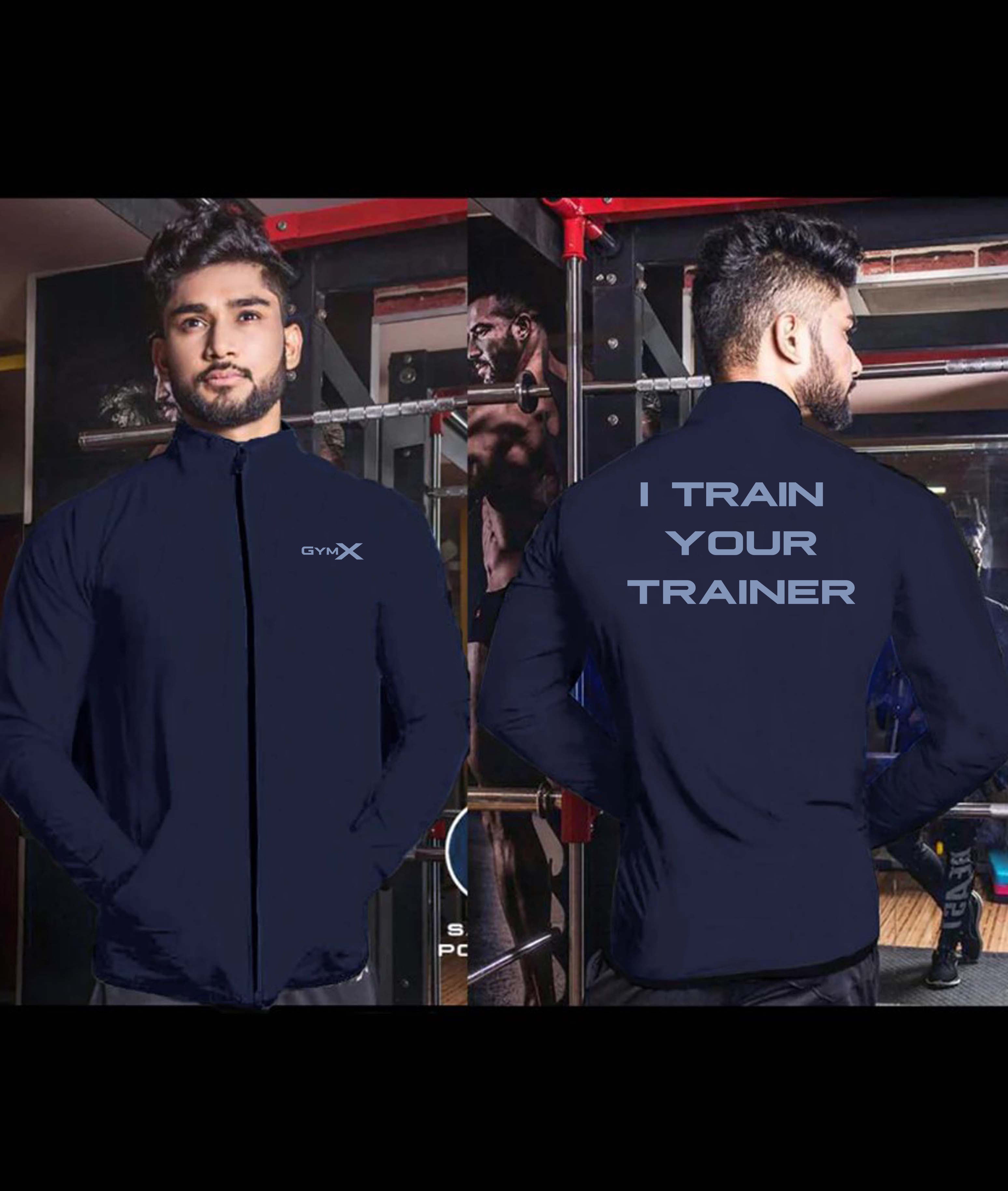 I Train Your Trainer GymX Windcheater: Night Blue - Sale