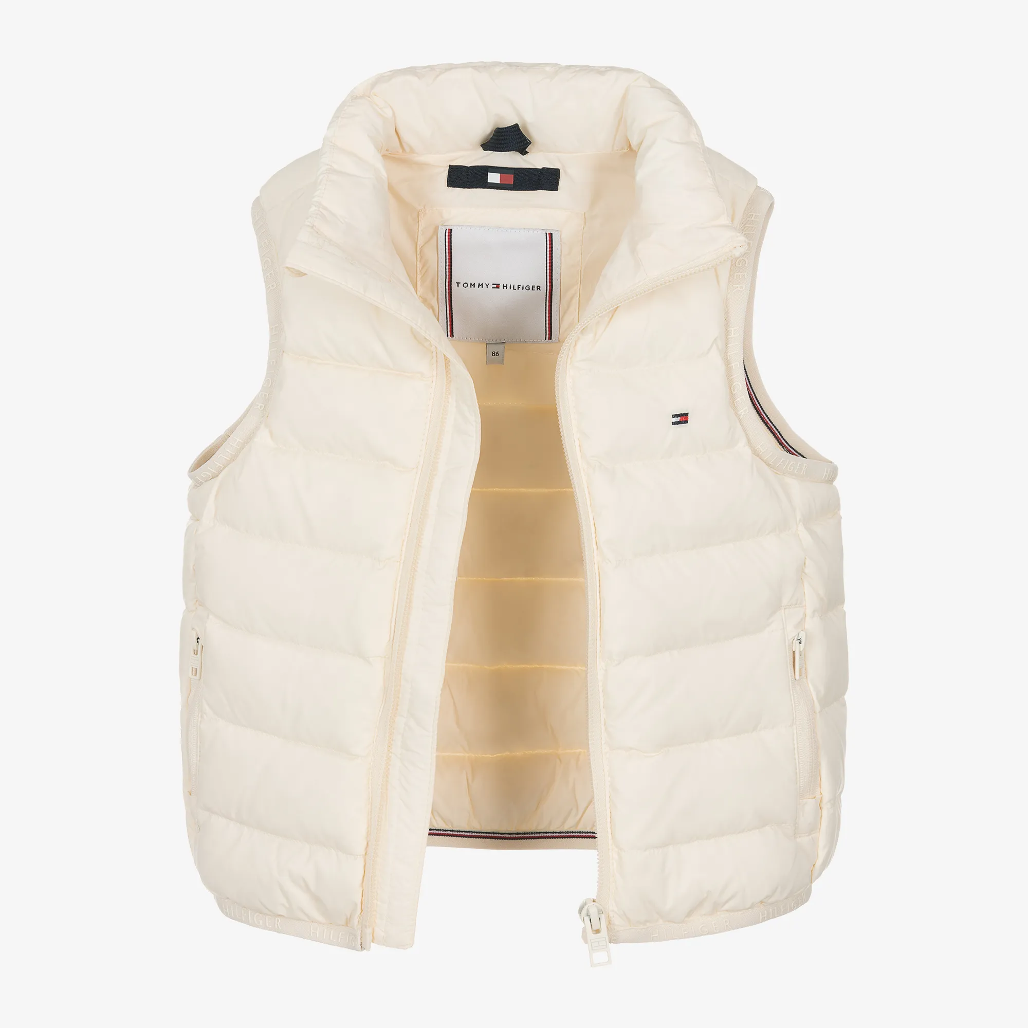 Ivory Down Padded Gilet