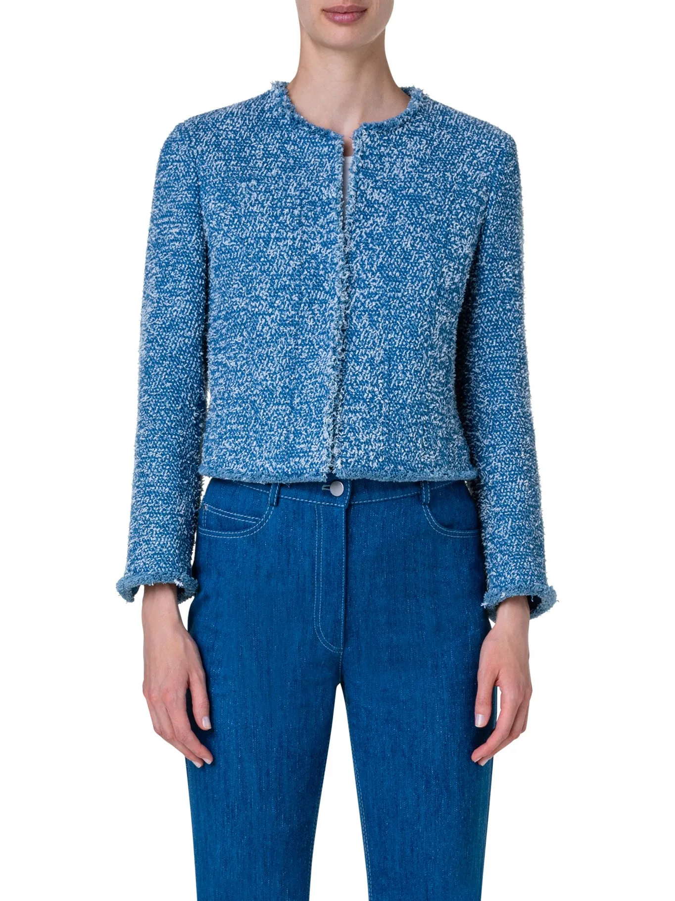 Jacket - Blue/Tweed