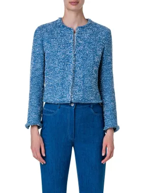 Jacket - Blue/Tweed