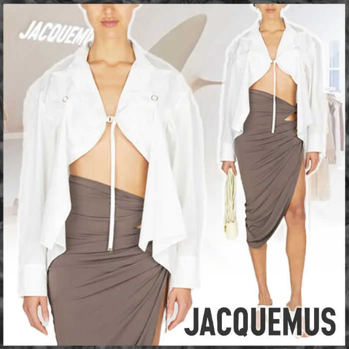 JACQUEMUS  |Casual Style Street Style Long Sleeves Cotton