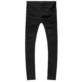 Jordan Craig Martin Skinny Stretch Ripped Denim (Black) JT956R