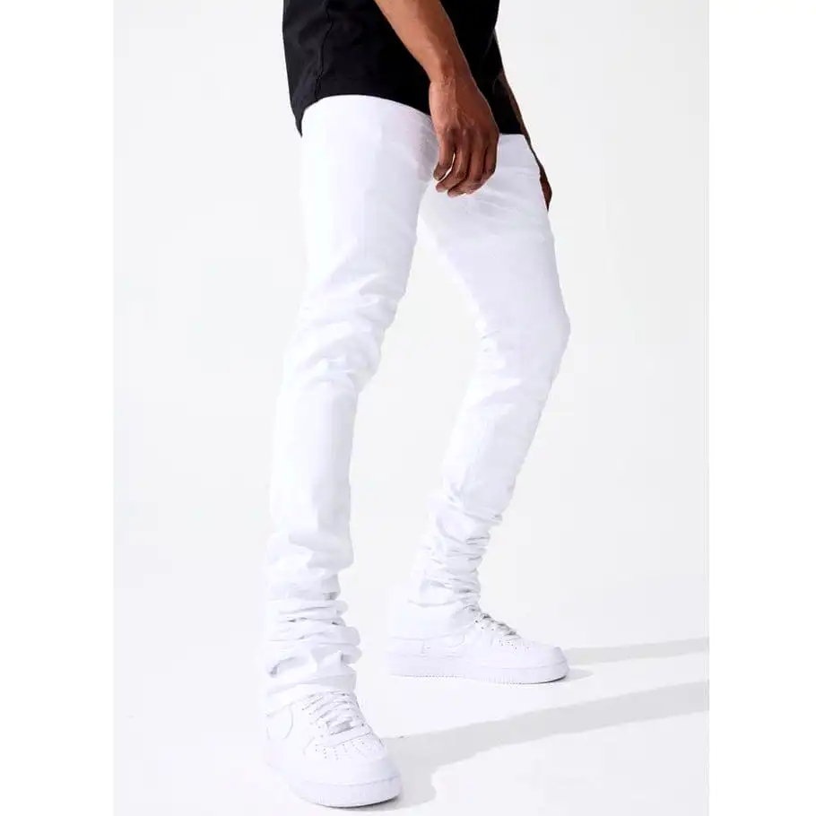 Jordan Craig Martin Stacked Kingsbridge Denim (White) JTF212L