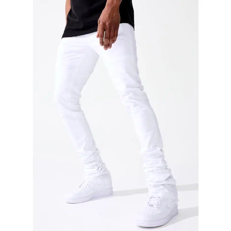 Jordan Craig Martin Stacked Kingsbridge Denim (White) JTF212L