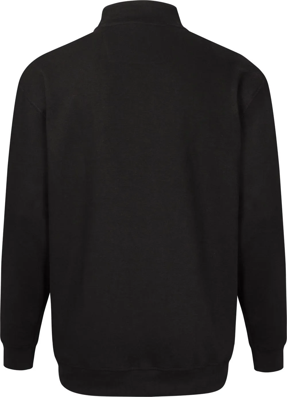 Kam Casual Full Zip Sweater - Black