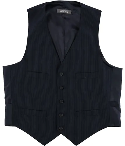 Kenneth Cole Mens Pinstripe Five Button Vest, TW4