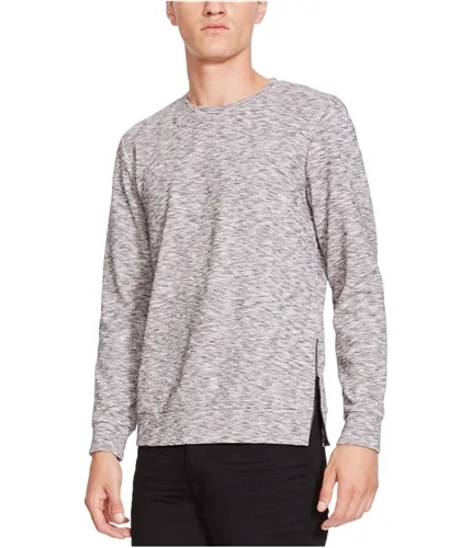 Kenneth Cole Mens Space-Dyed Side Zip Graphic T-Shirt