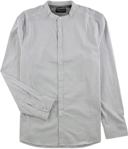 Kenneth Cole Mens Stripes Button Up Shirt