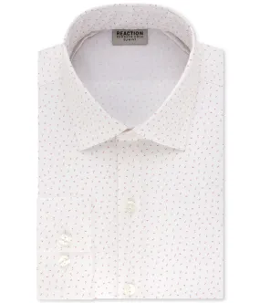 Kenneth Cole Mens Techni-Cole Button Up Dress Shirt, TW18