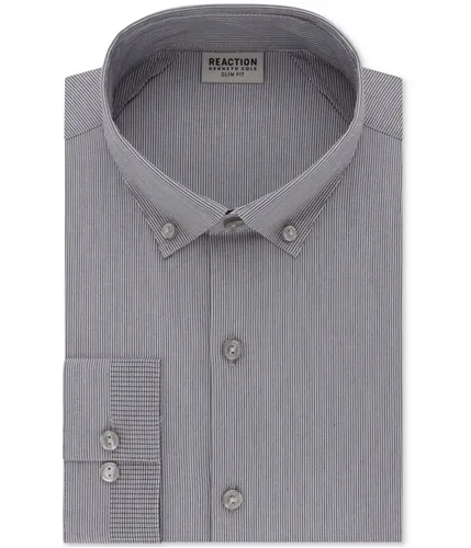 Kenneth Cole Mens Technicole Button Up Dress Shirt