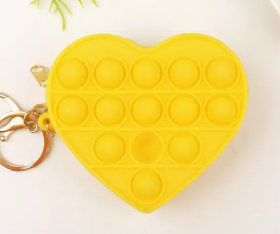 Keychain Pop It Heart Bag