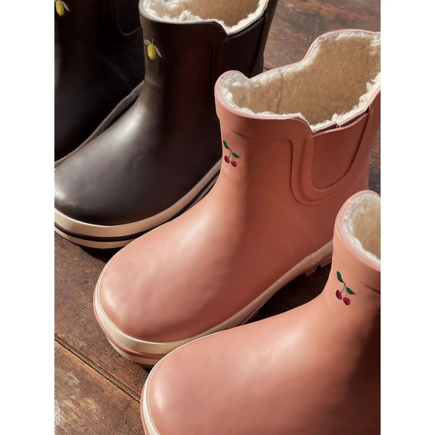 Konges Sljd Cameo Brown Roi Rain Boot Low