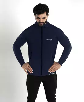 Lancer Muscle Fit Hoodie- Splendid Blue- Sale