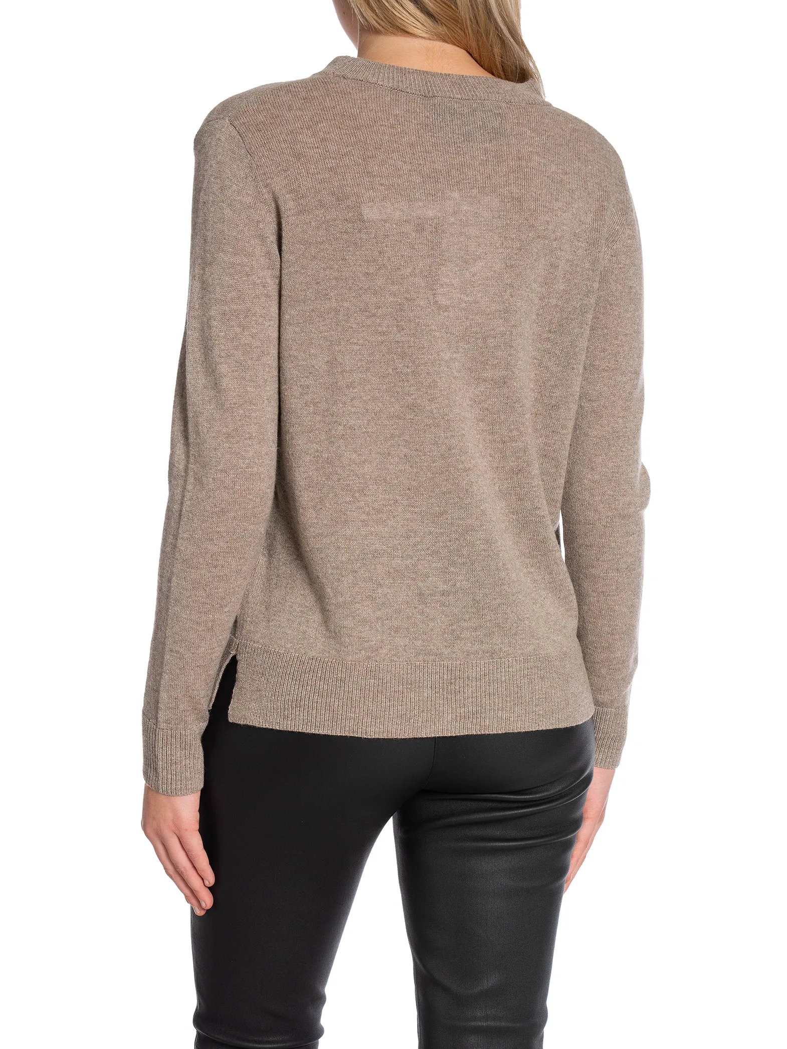 LEVETE ROOM SWEATER LR ELOISE PULLOVER WALNUT MELAN