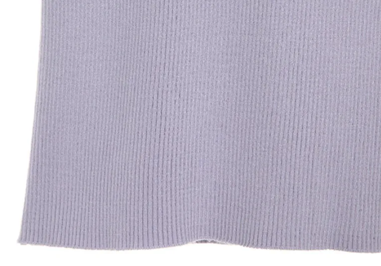 LOEUVRE  |Casual Style Long Sleeves Plain V-neck & Crew neck