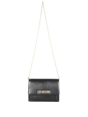 Love Moschino Logo Plaque Crossbody Bag