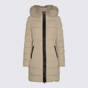 Mackage Trench Beige Padded Down Jacket