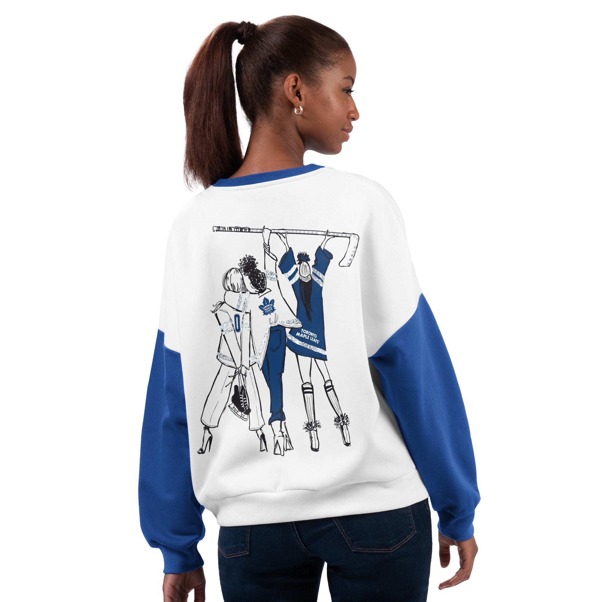 Maple Leafs GIII IWD A-Game Two Tone Graphic Crew