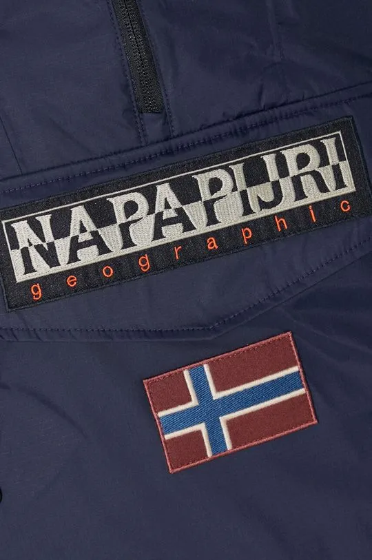 Napapijri jacket Rainforest Wb Pkt V2 men's navy blue color NP0A4HX61761