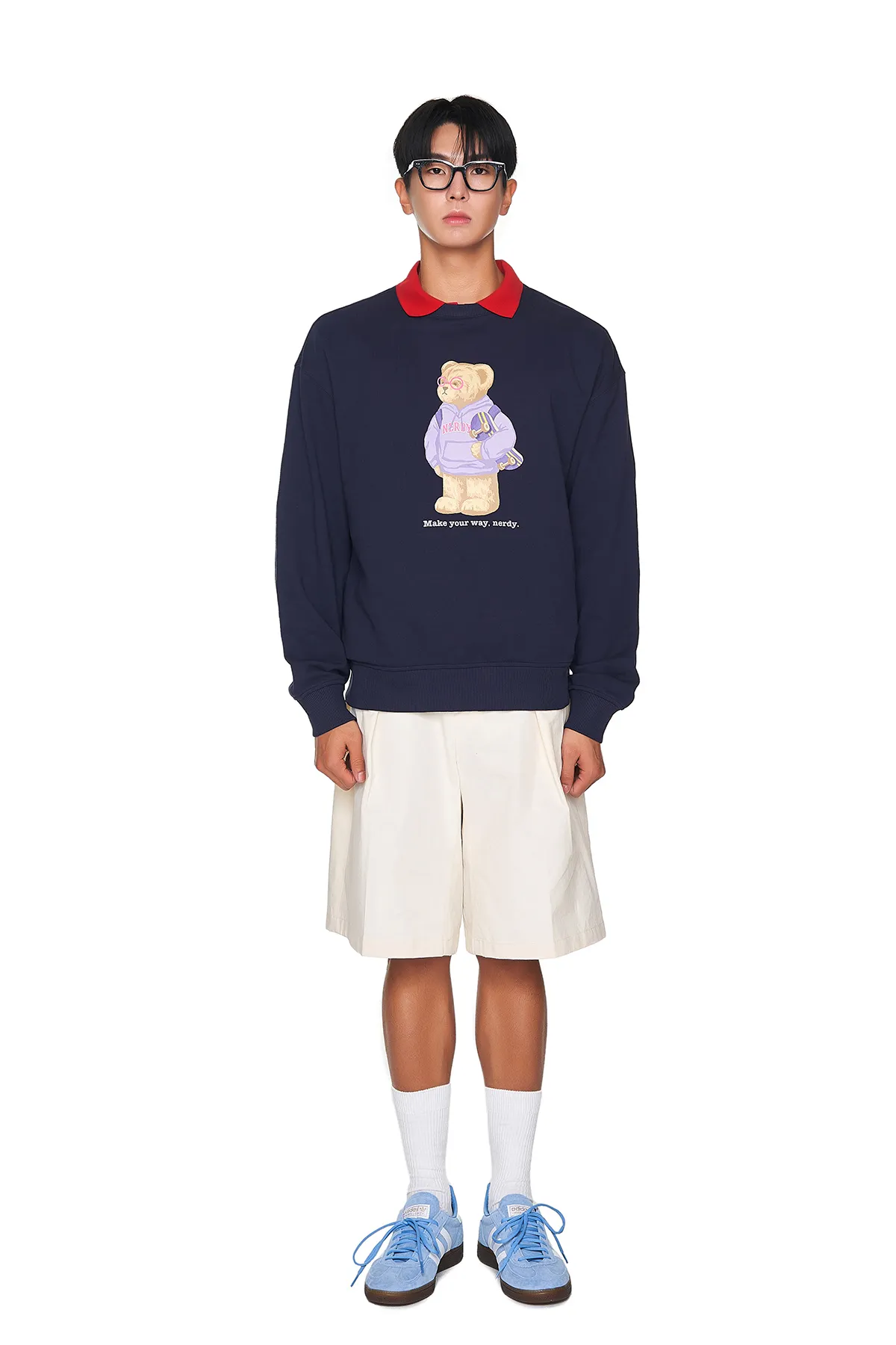 NERDY  |[ NERDY ]★23SS★CLEVER NEDDY SWEATSHIRT