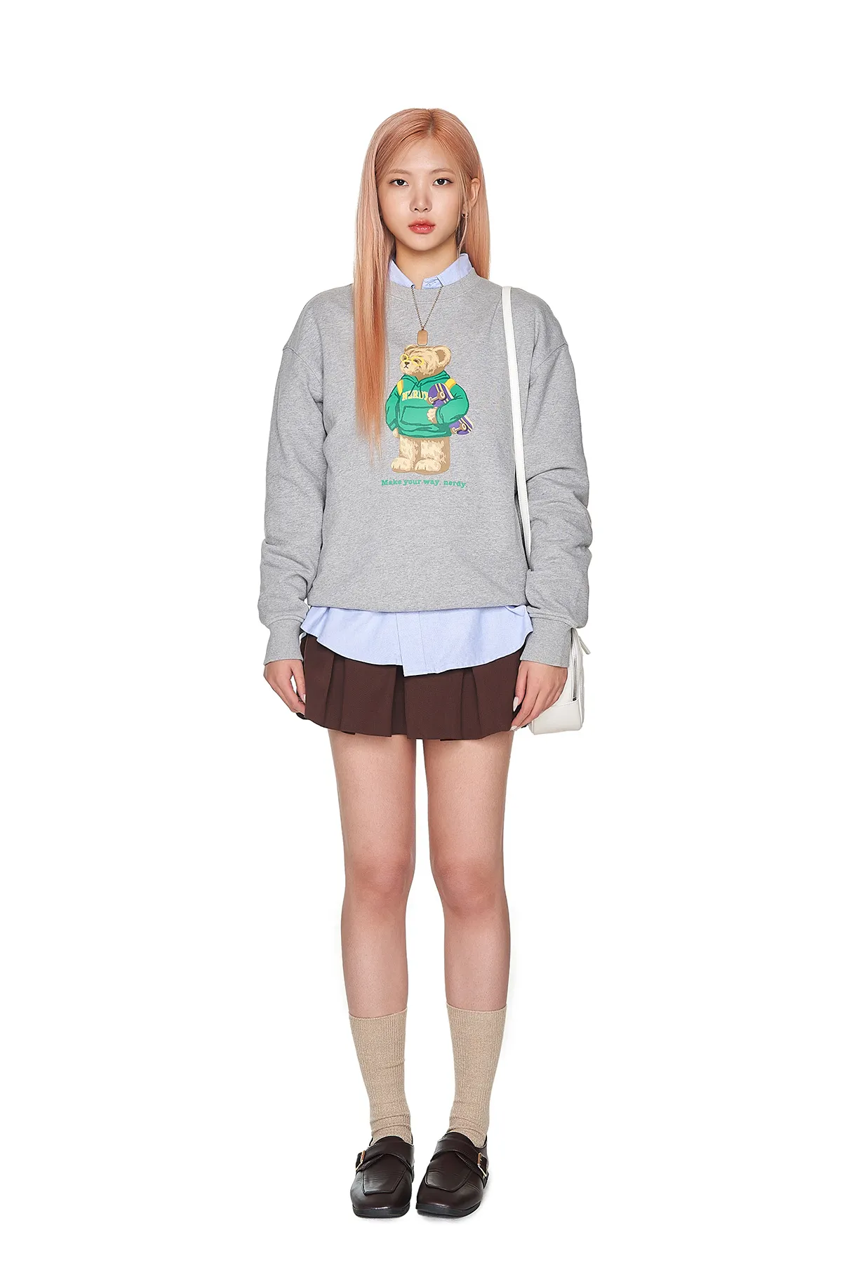 NERDY  |[ NERDY ]★23SS★CLEVER NEDDY SWEATSHIRT