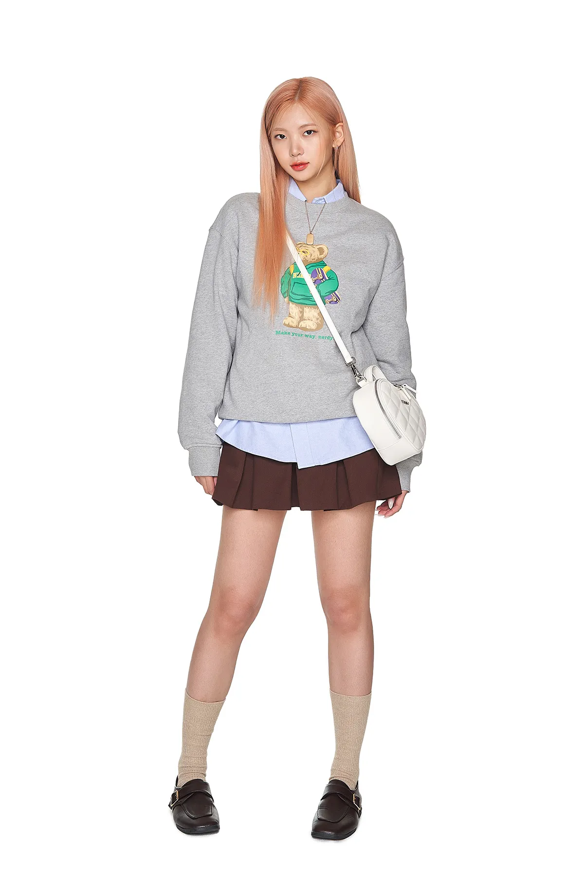 NERDY  |[ NERDY ]★23SS★CLEVER NEDDY SWEATSHIRT