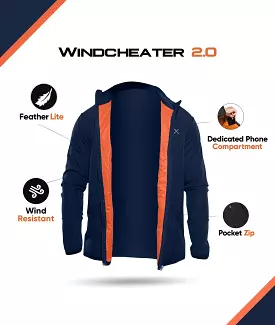 Night Blue GymX Summer Windcheater (Dedicated Phone Pocket)