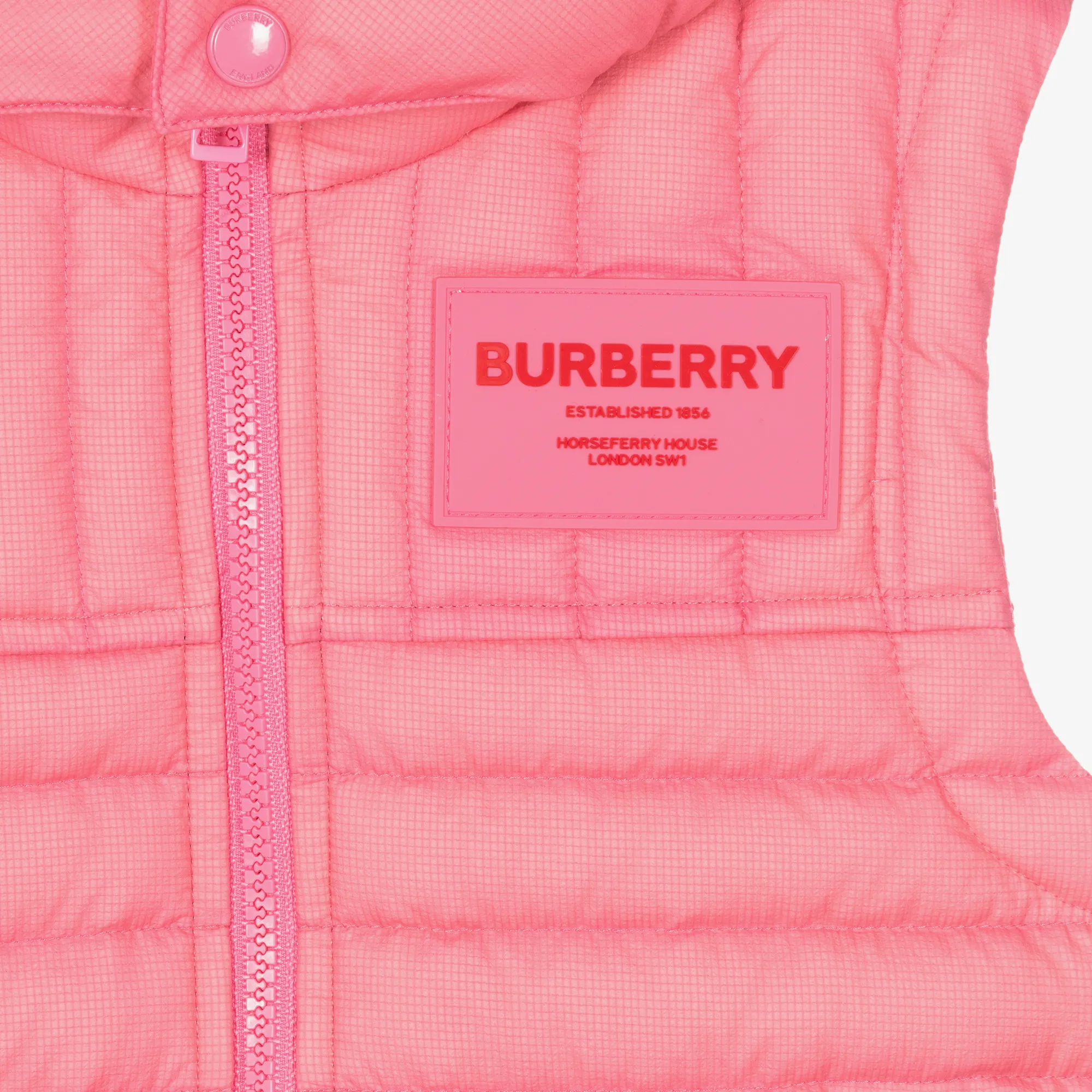 Pink Down Padded Gilet