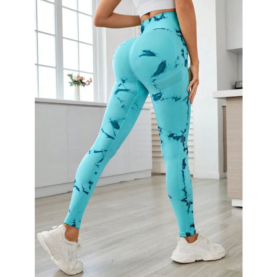 Printed High Waist Active Leggings