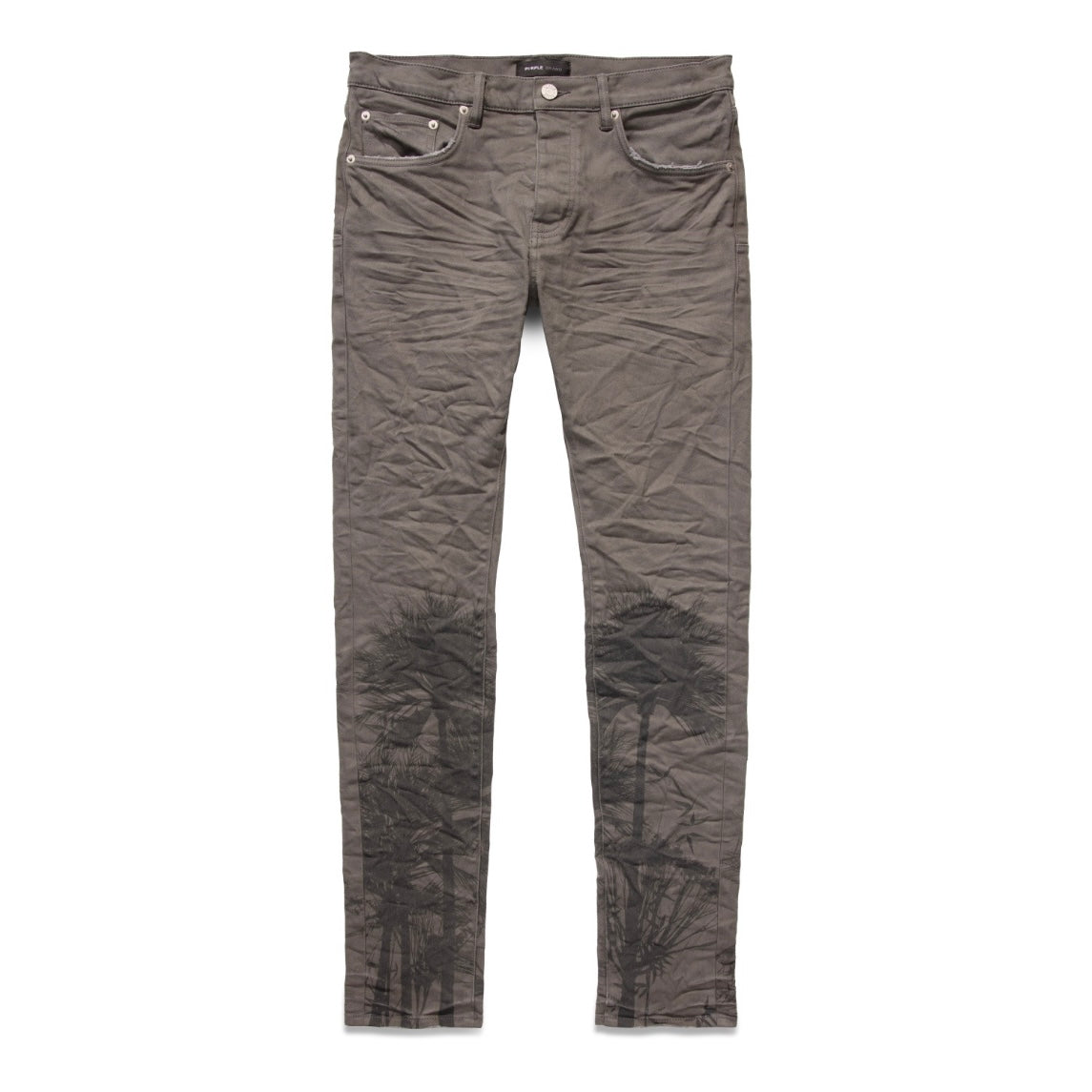 Purple Brand Dandelion Palms Charcoal Jeans