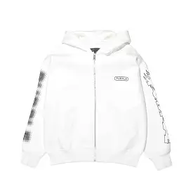 Purple Brand Fleece Flame Off White Hoodie